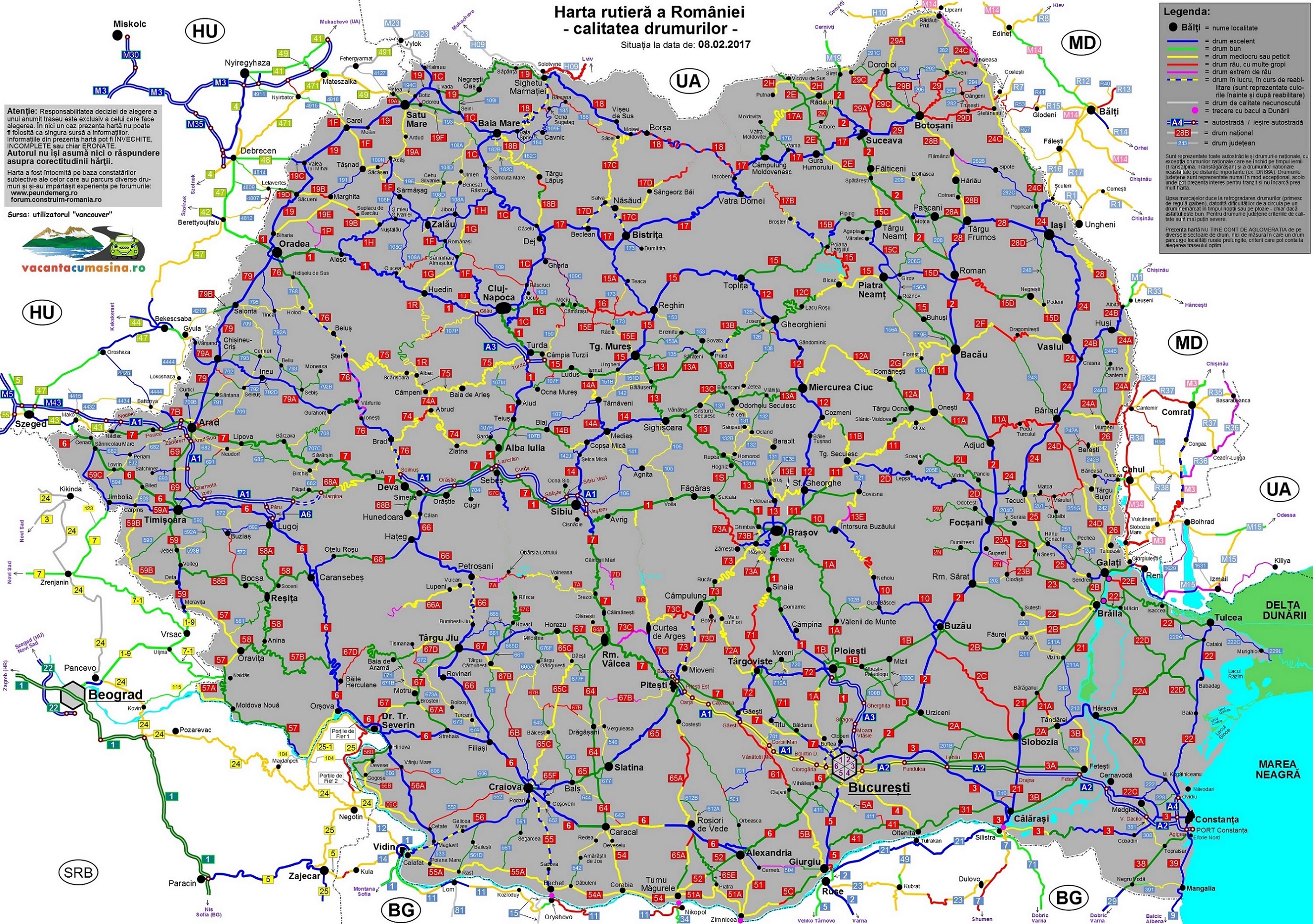 Rumanía: conducir, alquiler de coche, carreteras, frontera - Foro Europa del Este
